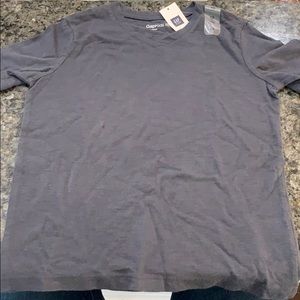 NWT gap kids v neck t shirt gray xs 4-5 new